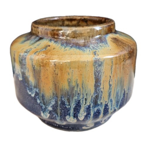Ancien vase grès - en, flammé